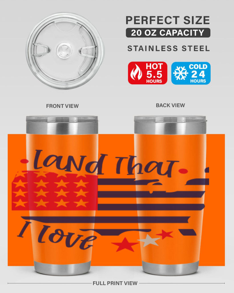 Land That I Love Style 158#- Fourt Of July- Tumbler
