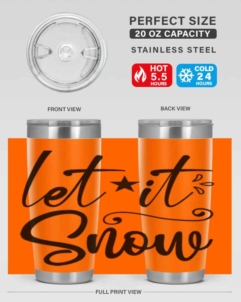 Let it snow 292#- winter- Tumbler