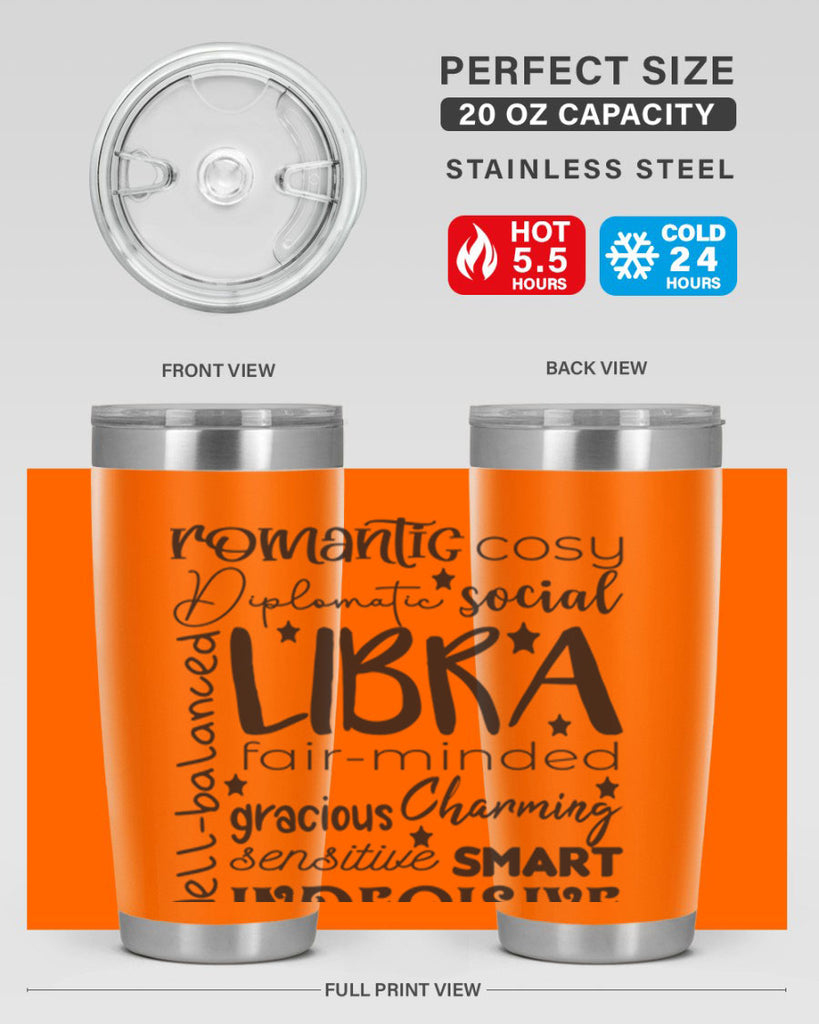Libra 569#- zodiac- Tumbler