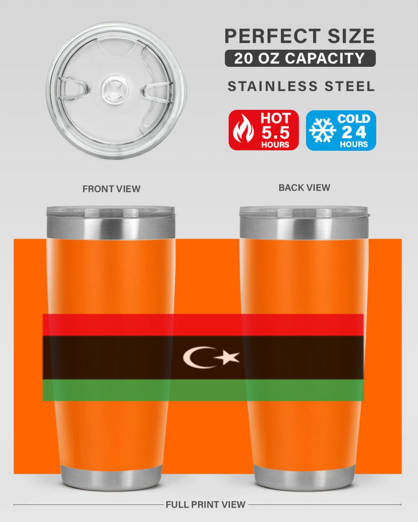 Libya 100#- world flags- Tumbler