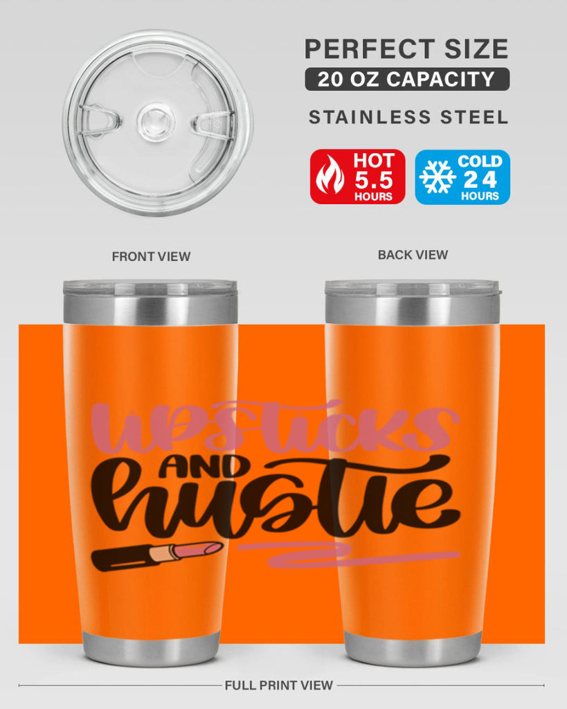 Lipstick And Hustie Style 59#- make up- Tumbler