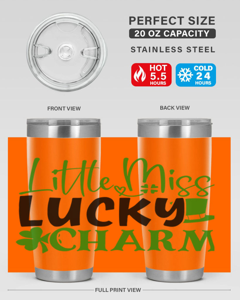 Little Miss Lucky Charm Style 154#- St Patricks Day- Tumbler