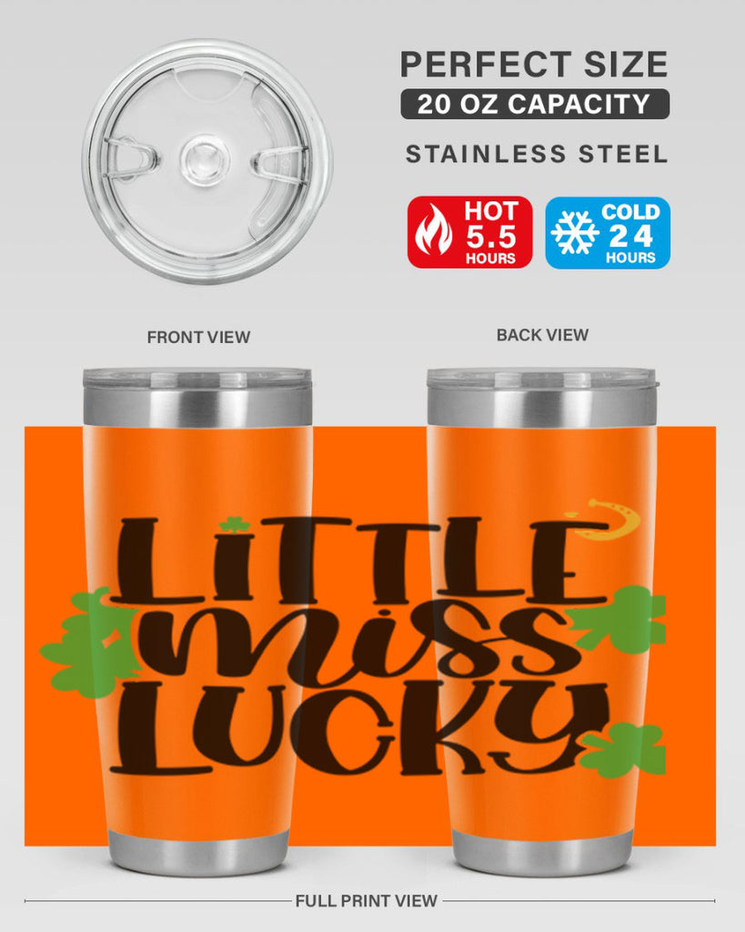 Little Miss Lucky Style 68#- St Patricks Day- Tumbler