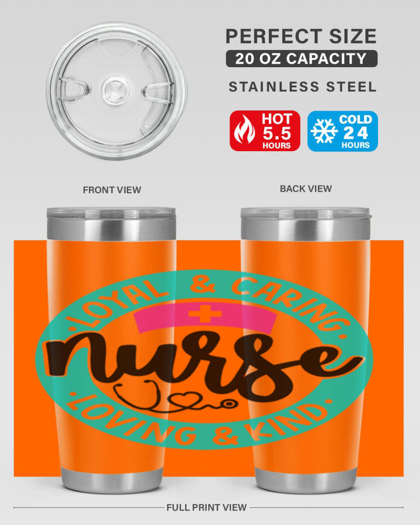 Loyal Caring Nurse Loving Kind Style Style 133#- nurse- tumbler