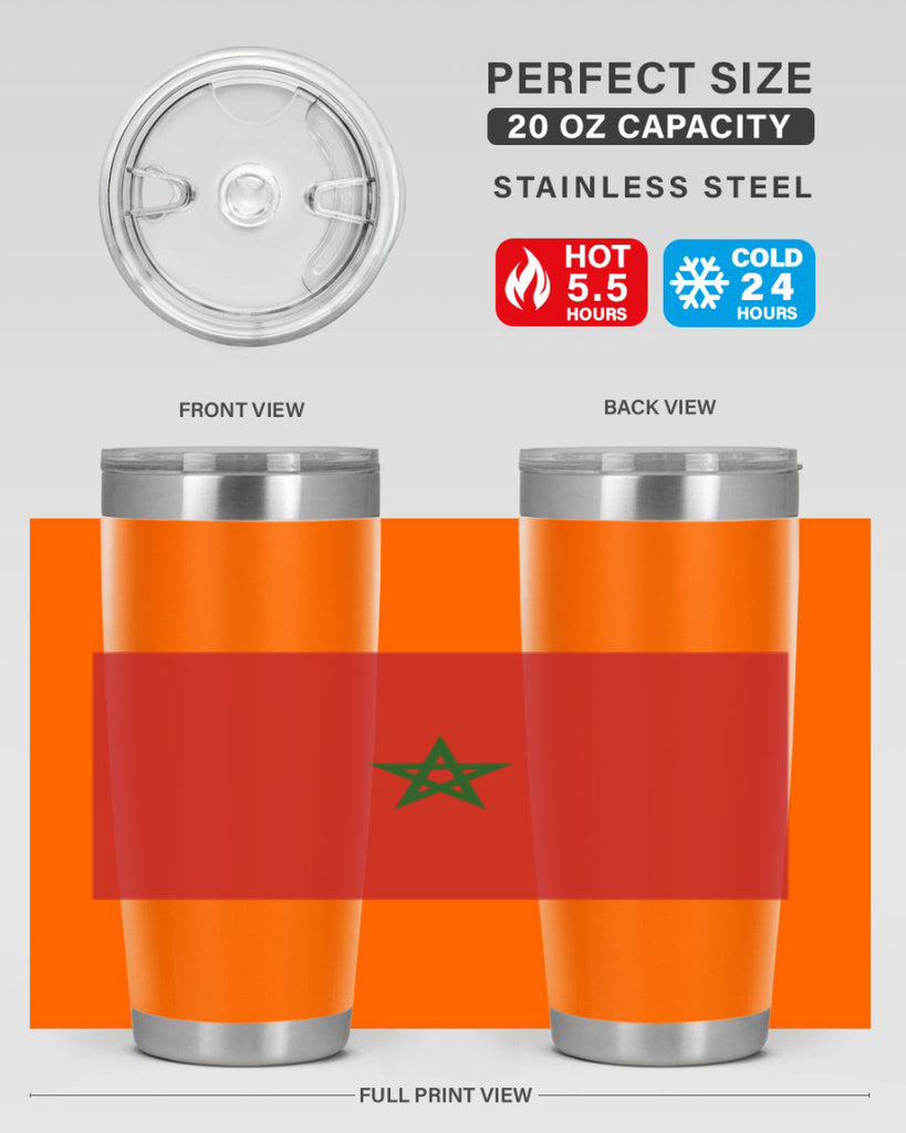 Morocco 81#- world flags- Tumbler