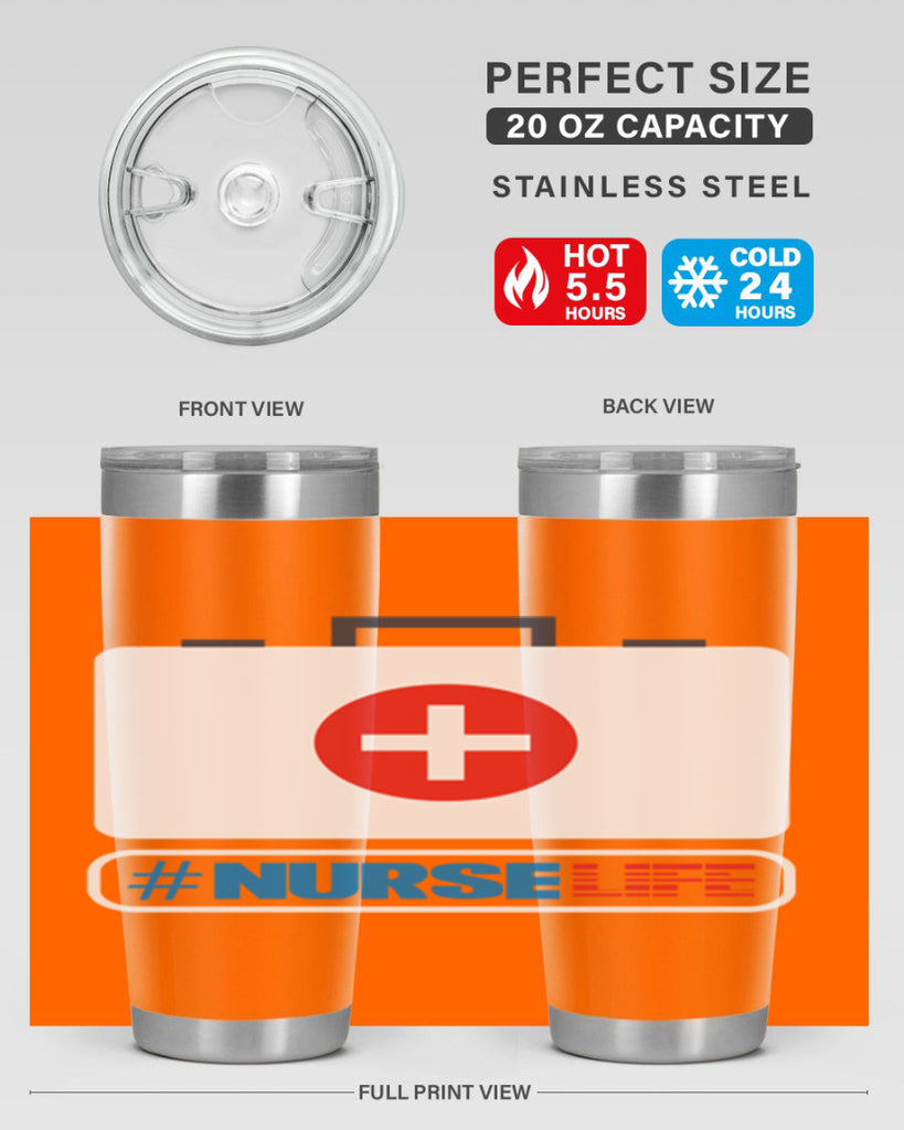 Nurse lifeTransperment png Style 405#- nurse- tumbler