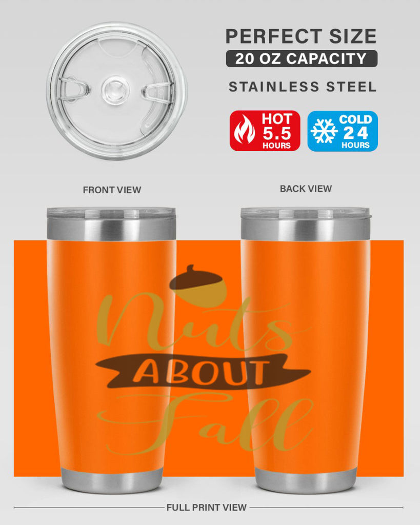 Nuts About Fall 442#- fall- Tumbler
