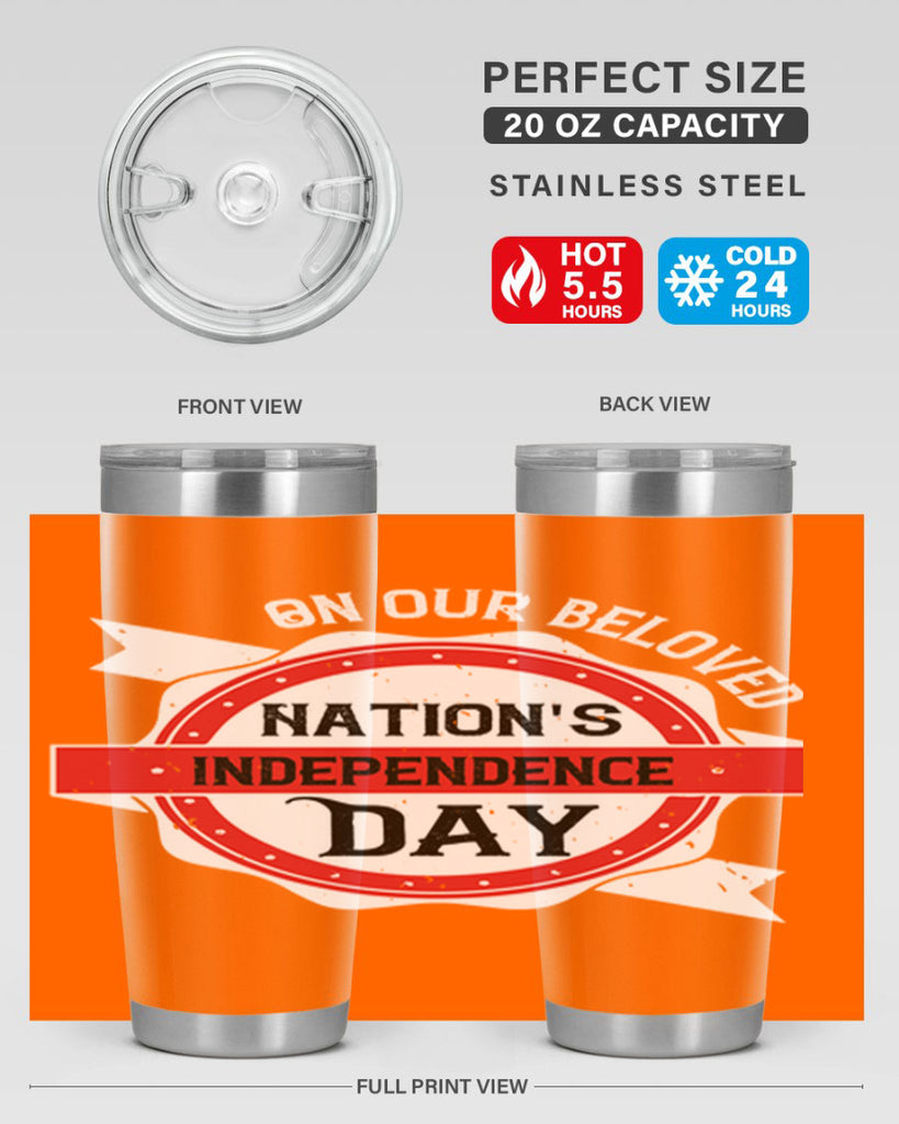 On our beloved Nations Independence Day Style 134#- Fourt Of July- Tumbler