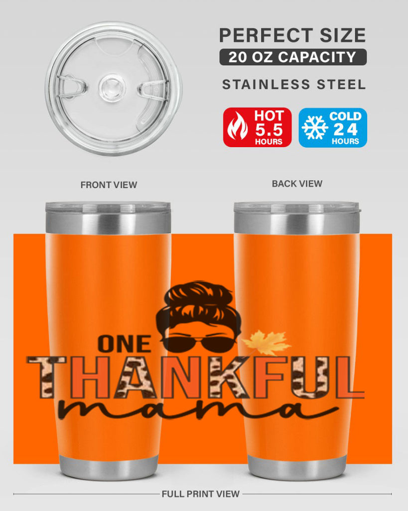 One thankful mama 463#- fall- Tumbler