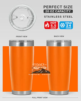 Owl Love You A TurtleRabbit 12#- owl- Tumblers