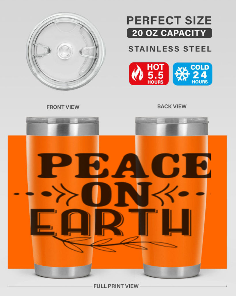 Peace on Earth 334#- winter- Tumbler