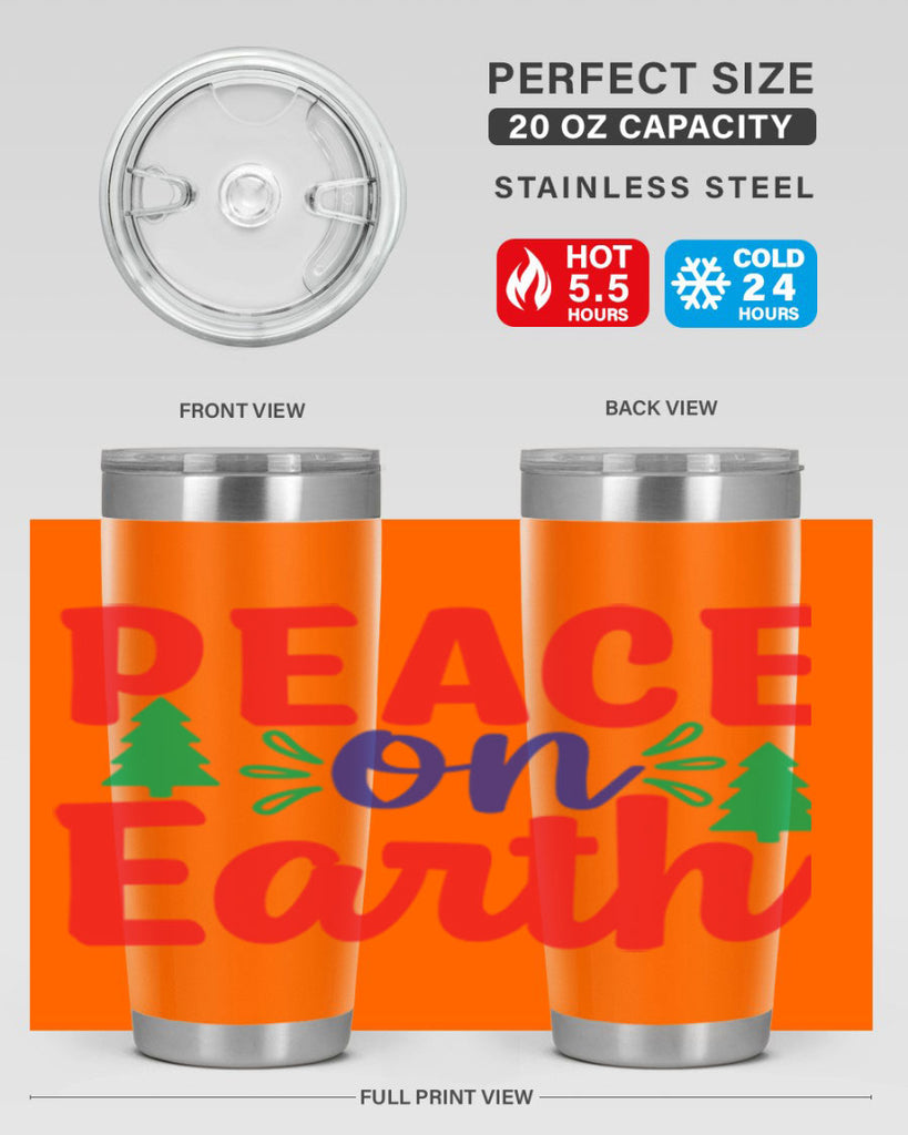 Peace on Earth 336#- winter- Tumbler