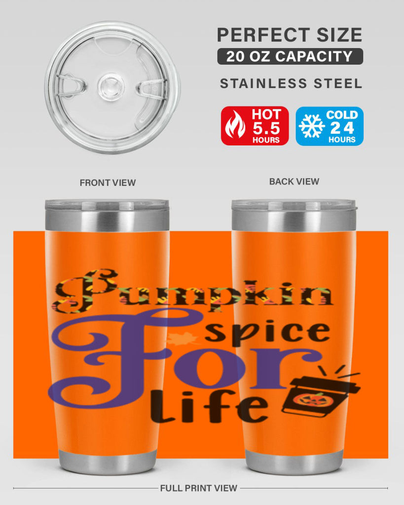 Pumpkinspiceforlife 566#- fall- Tumbler
