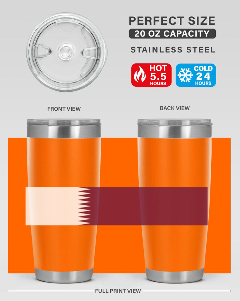 Qatar 56#- world flags- Tumbler