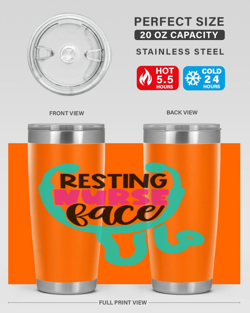 Resting Nurse Face Style Style 57#- nurse- tumbler