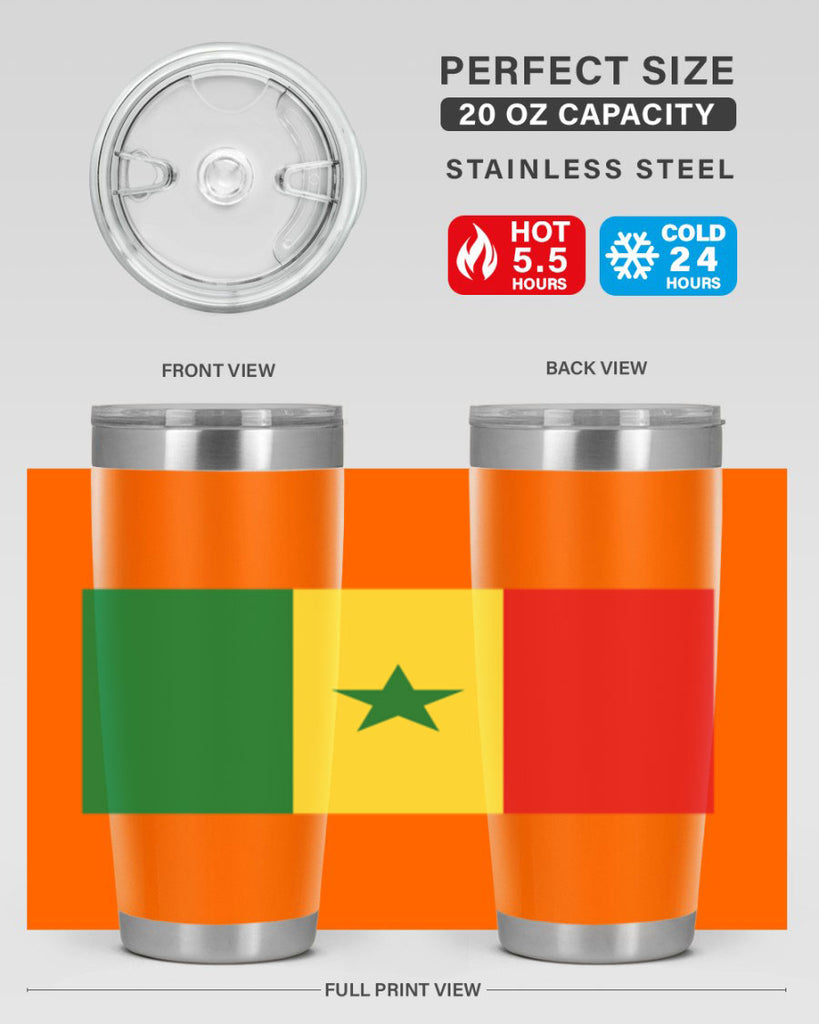 Senegal 45#- world flags- Tumbler