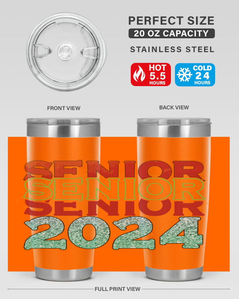 Senior 2024 1 11#- 12th grade- Tumbler