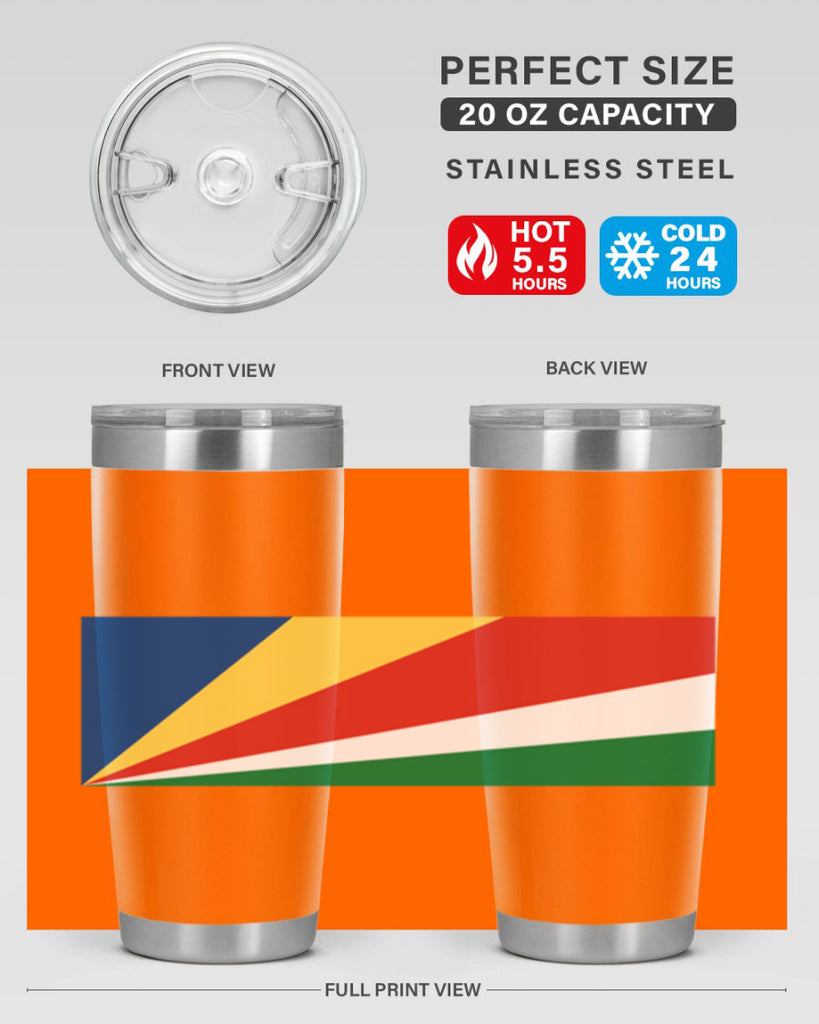 Seychelles 43#- world flags- Tumbler