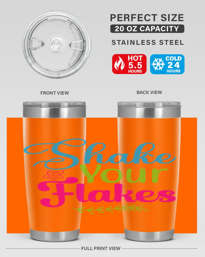 Shake Your Flakes 356#- winter- Tumbler