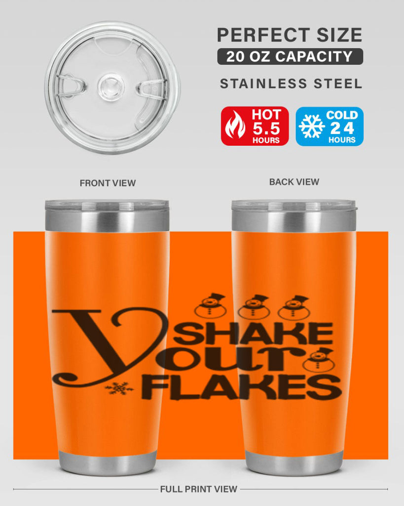 Shake Your Flakes 357#- winter- Tumbler