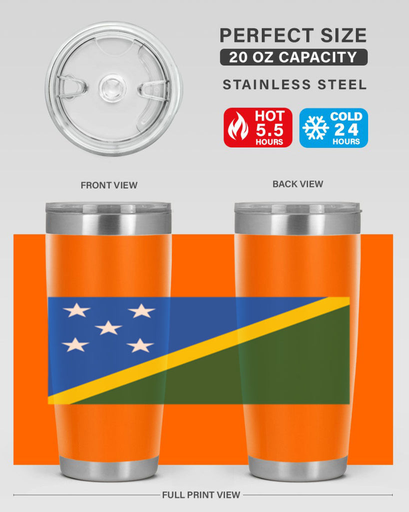 Solomon Islands 38#- world flags- Tumbler