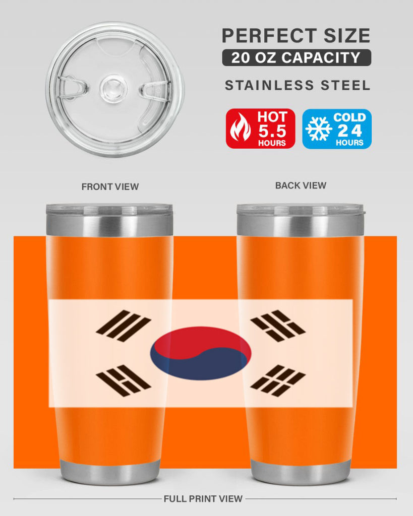 South Korea 35#- world flags- Tumbler