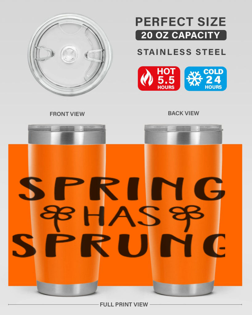 Spring has sprung design  490#- spring- Tumbler