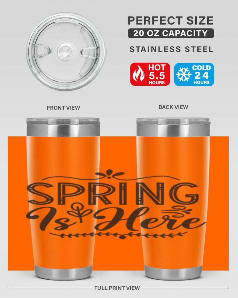 Spring is here 441#- spring- Tumbler