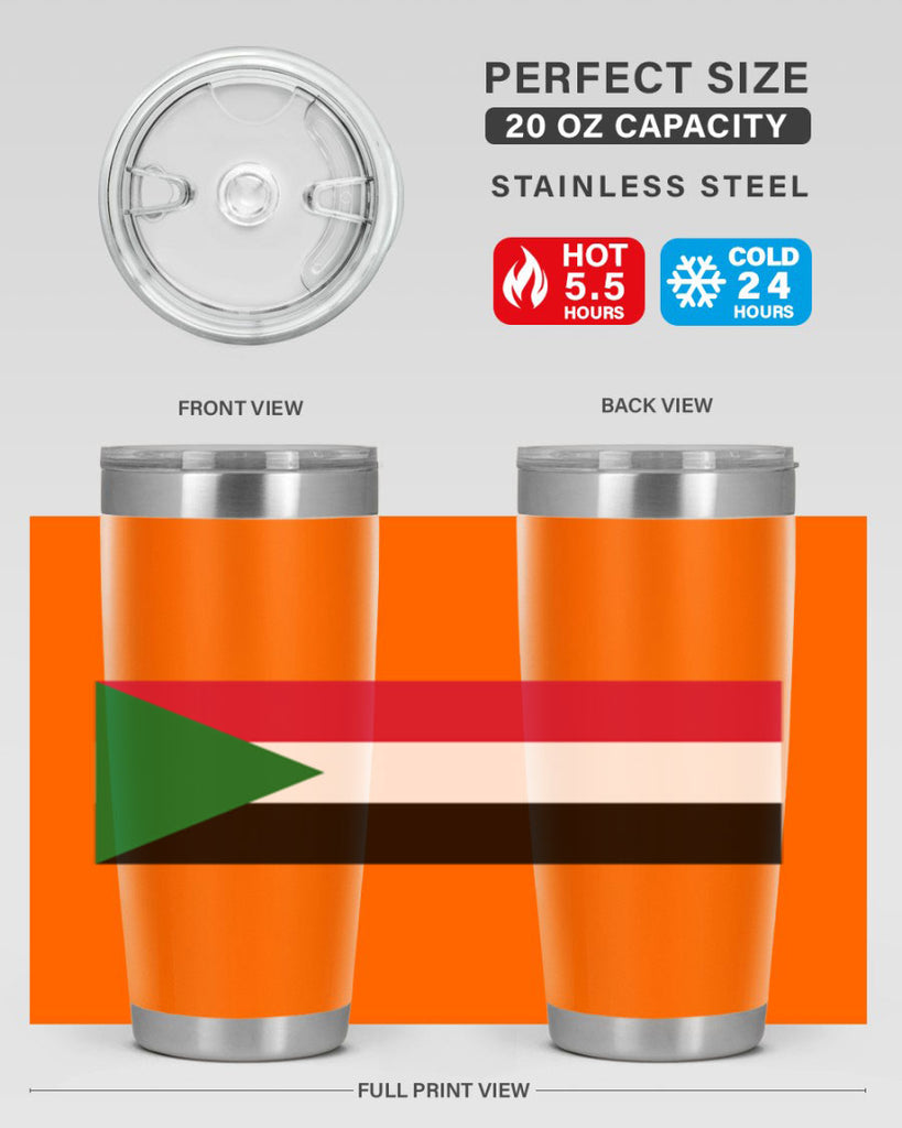 Sudan 31#- world flags- Tumbler