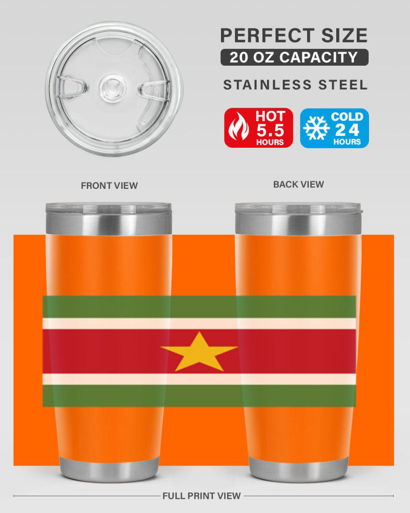 Suriname 30#- world flags- Tumbler