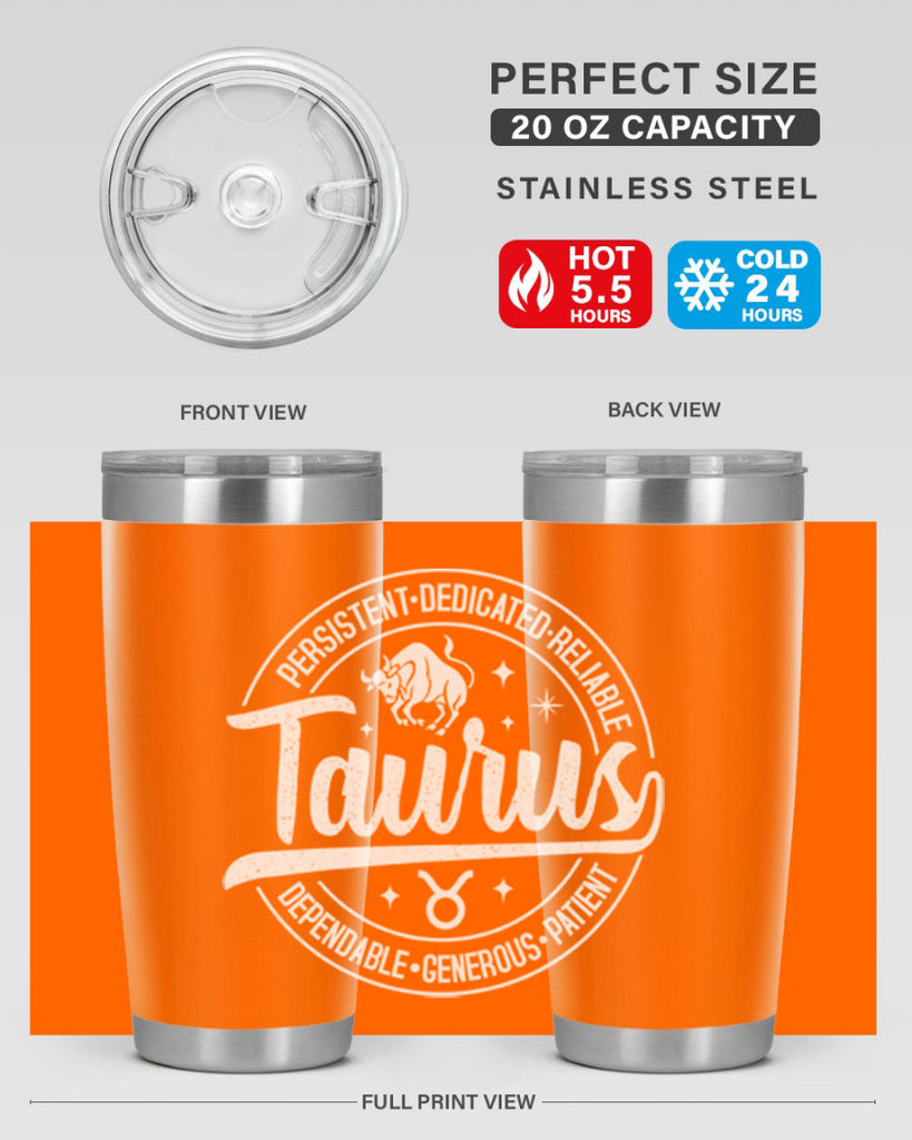 Taurus 495#- zodiac- Tumbler