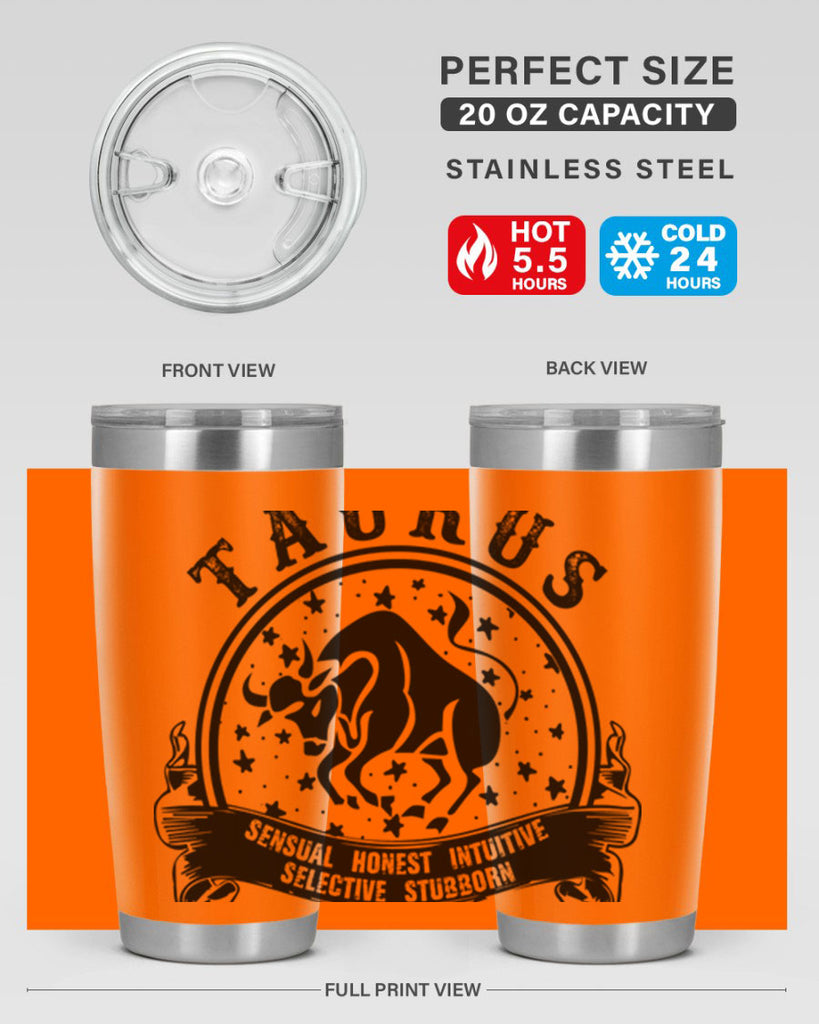 Taurus 5#- zodiac- Tumbler
