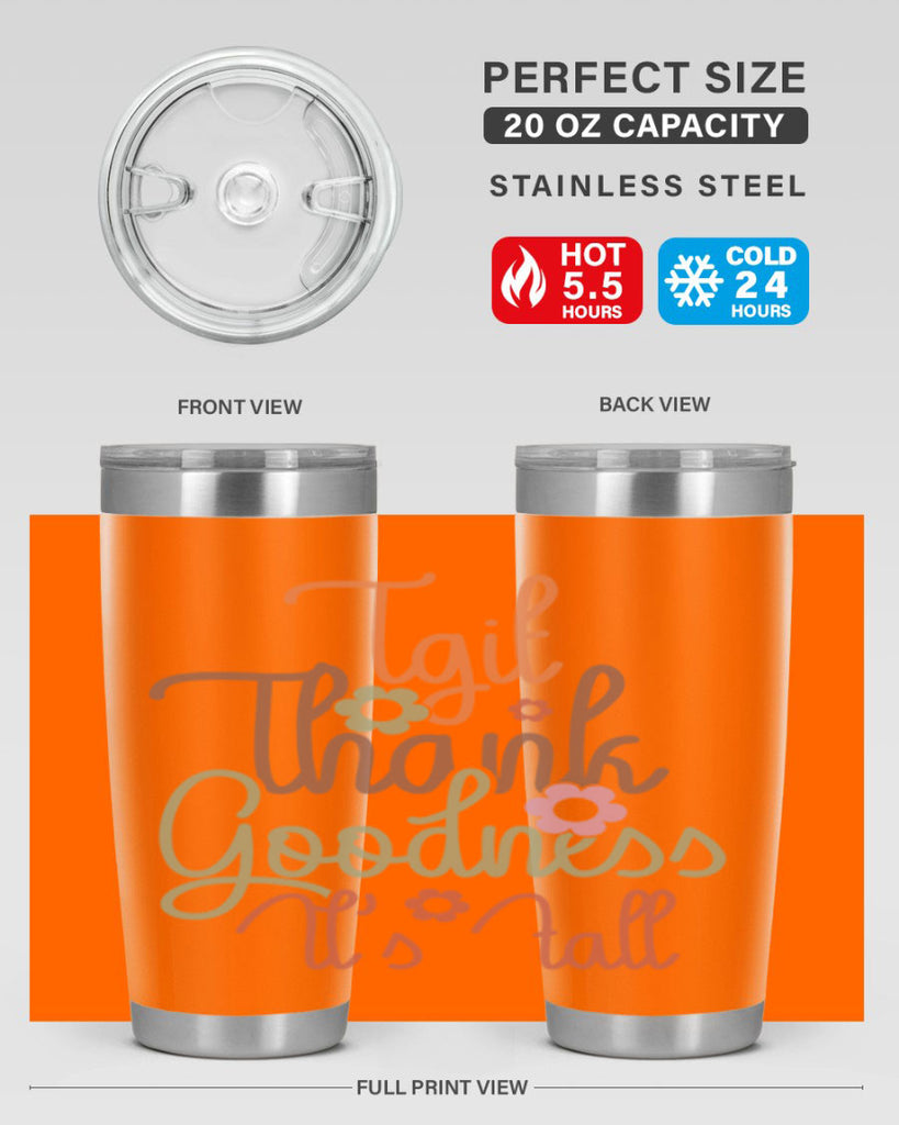 Tgif Thank Goodness Its Fall 596#- fall- Tumbler