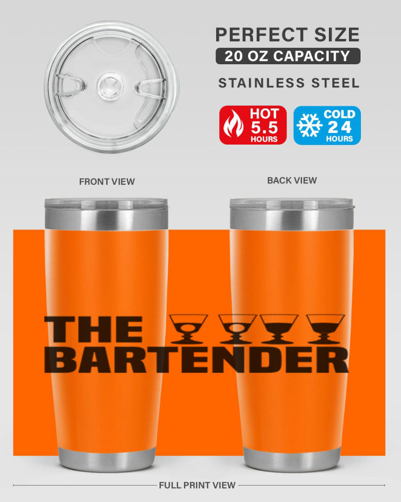 The bartender Style 12#- bartender- tumbler
