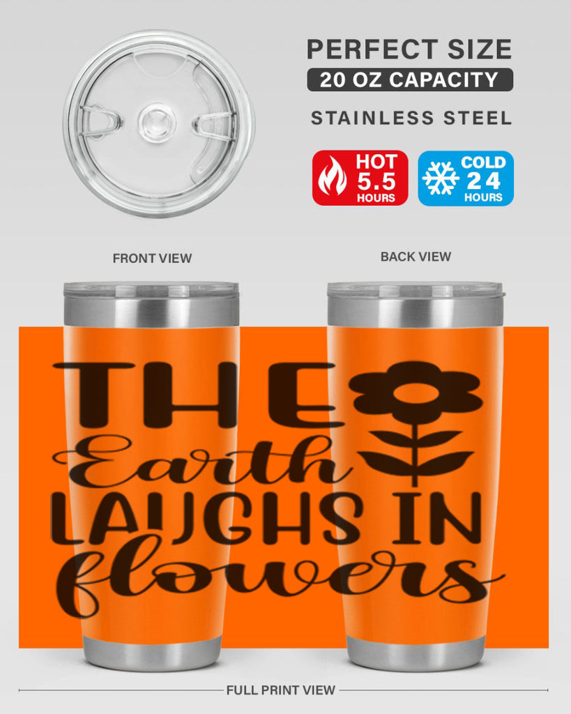 The earth laughs in flowers 548#- spring- Tumbler