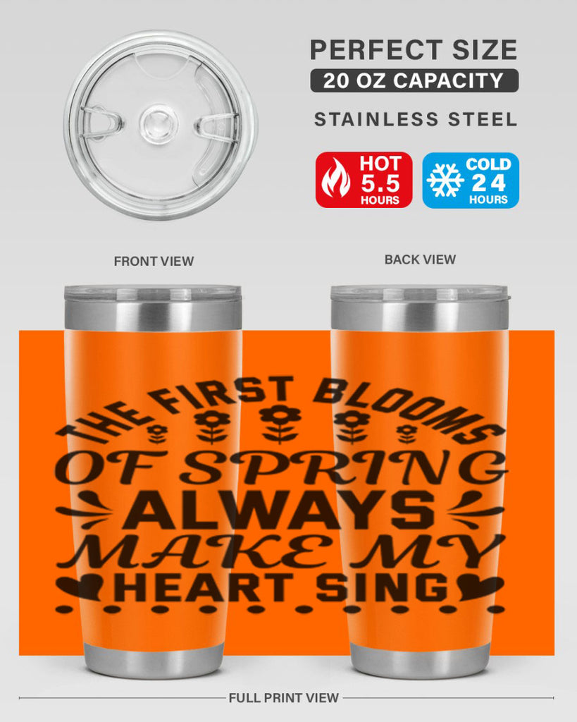 The first blooms of spring 549#- spring- Tumbler