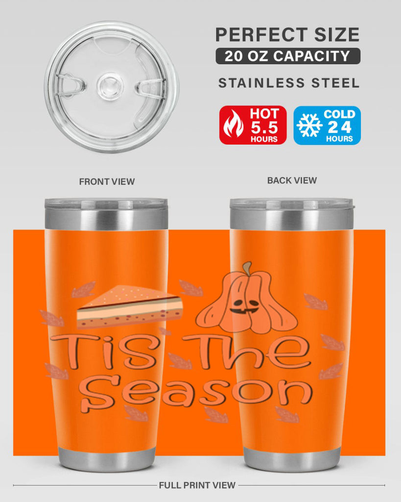 Tis The Season 618#- fall- Tumbler
