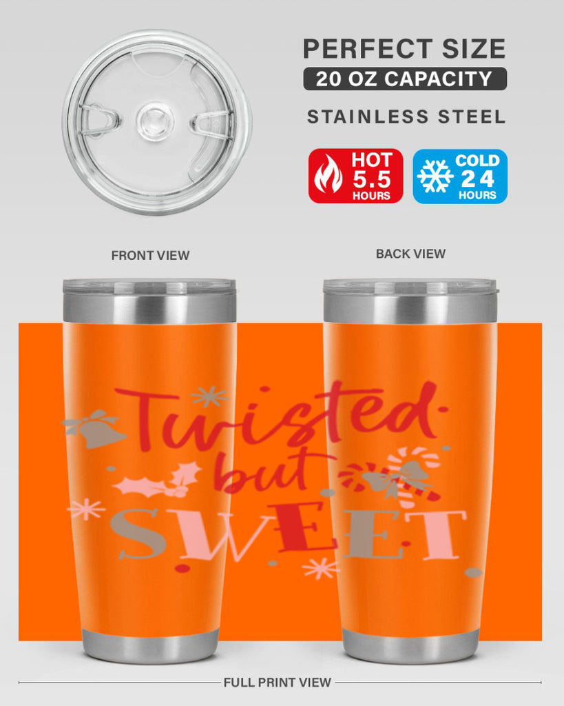 Twisted but sweet 424#- winter- Tumbler