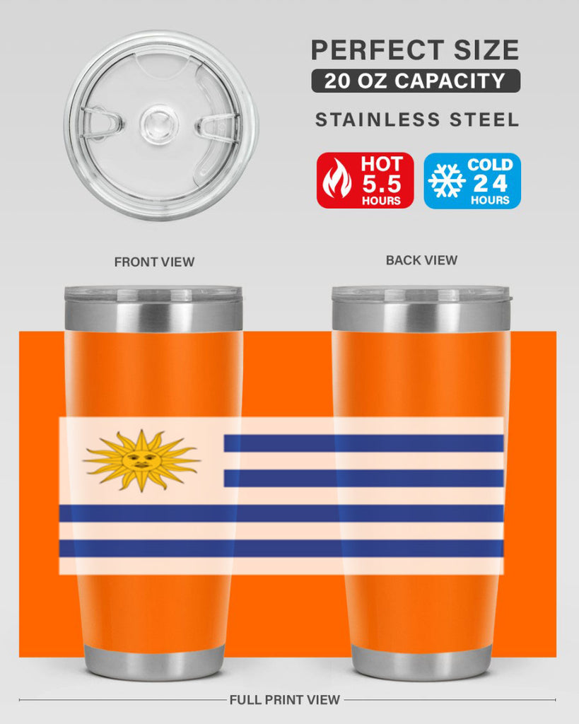 Uruguay 9#- world flags- Tumbler