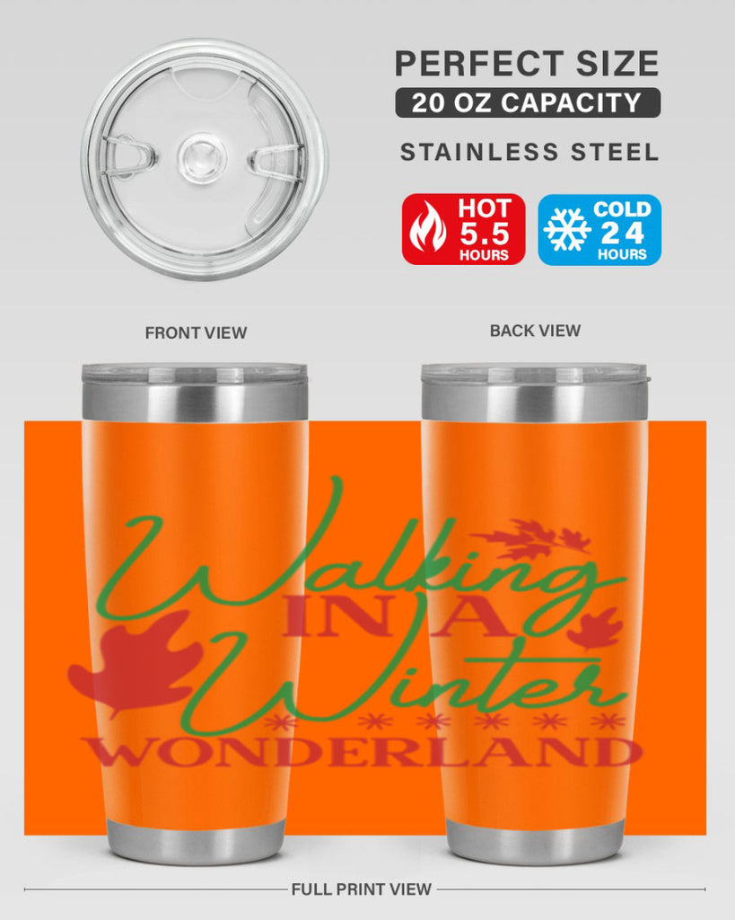 Walking In A Winter Wonderland 438#- winter- Tumbler
