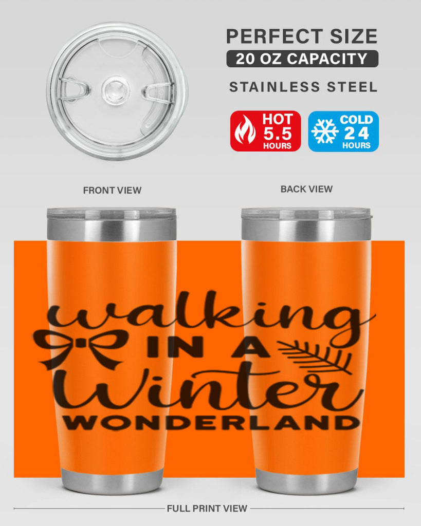 Walking In A Winter Wonderland 441#- winter- Tumbler
