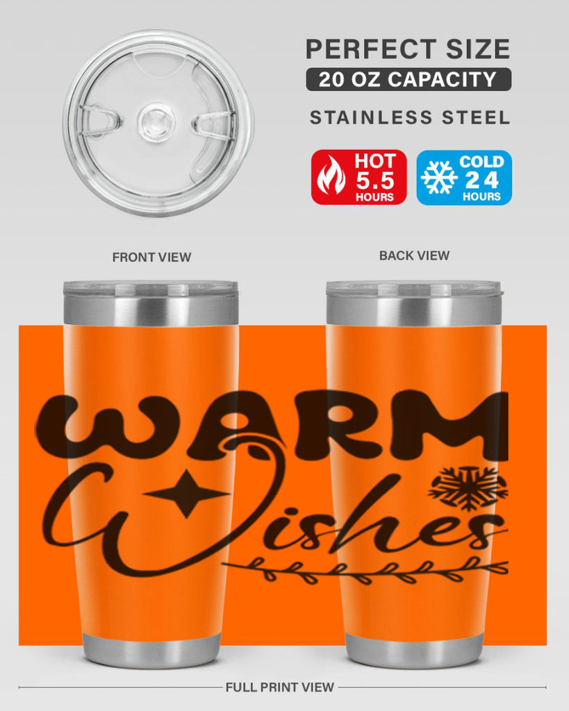 Warm wishes 467#- winter- Tumbler