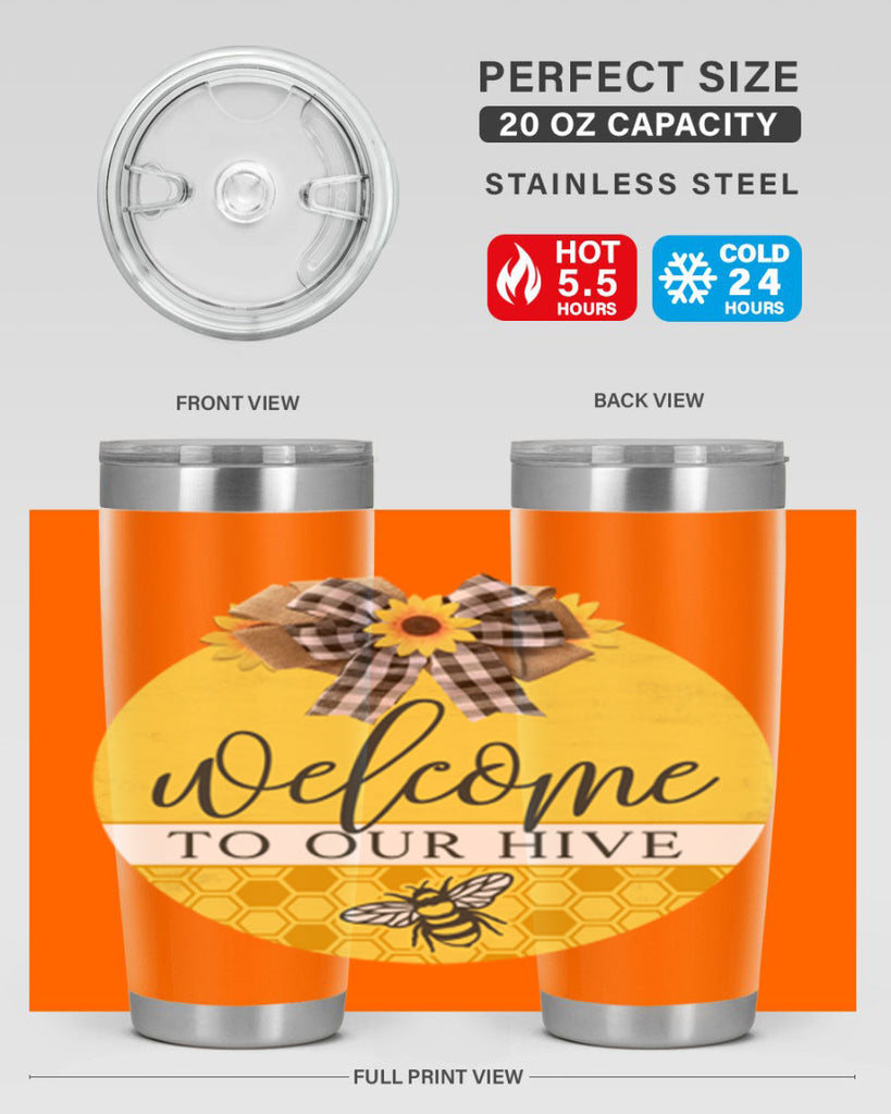 Welcome to our Hive complete yellow Mockup589#- spring- Tumbler