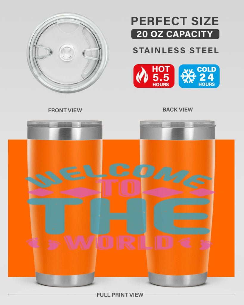 Welcome to the world Style 162#- baby- tumbler