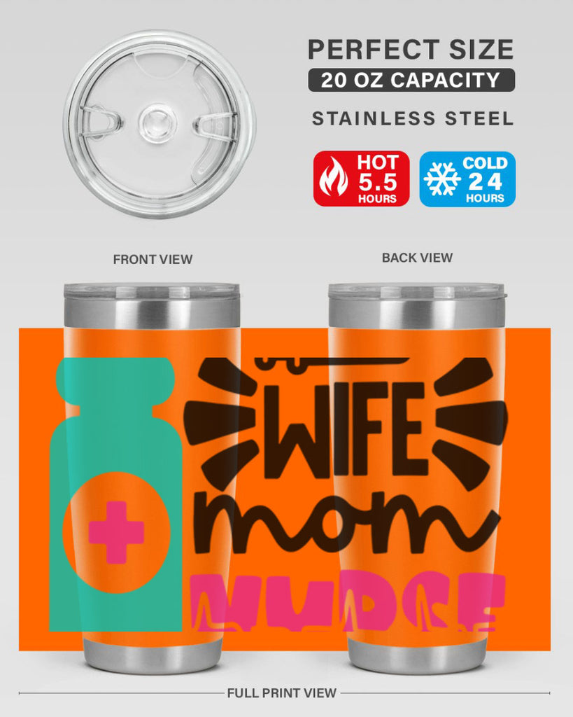 Wife Mom Nurse Style Style 10#- nurse- tumbler