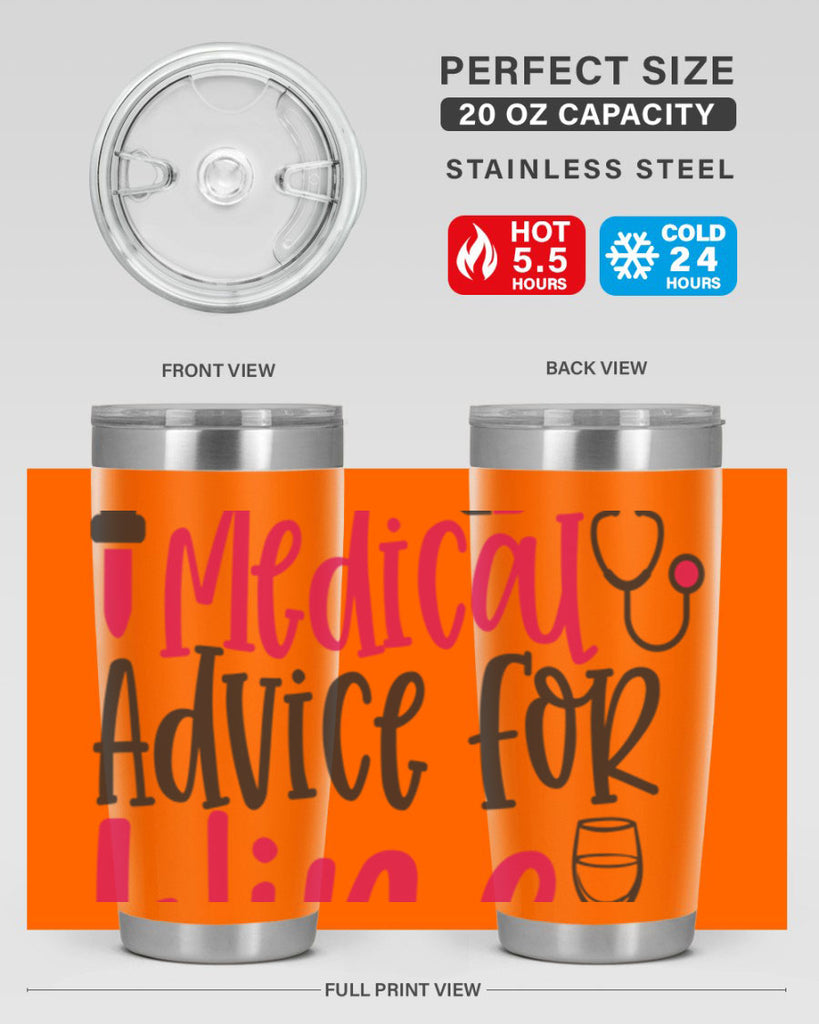 Will Trade Medical Advice for Wine Style 344#- nurse- tumbler