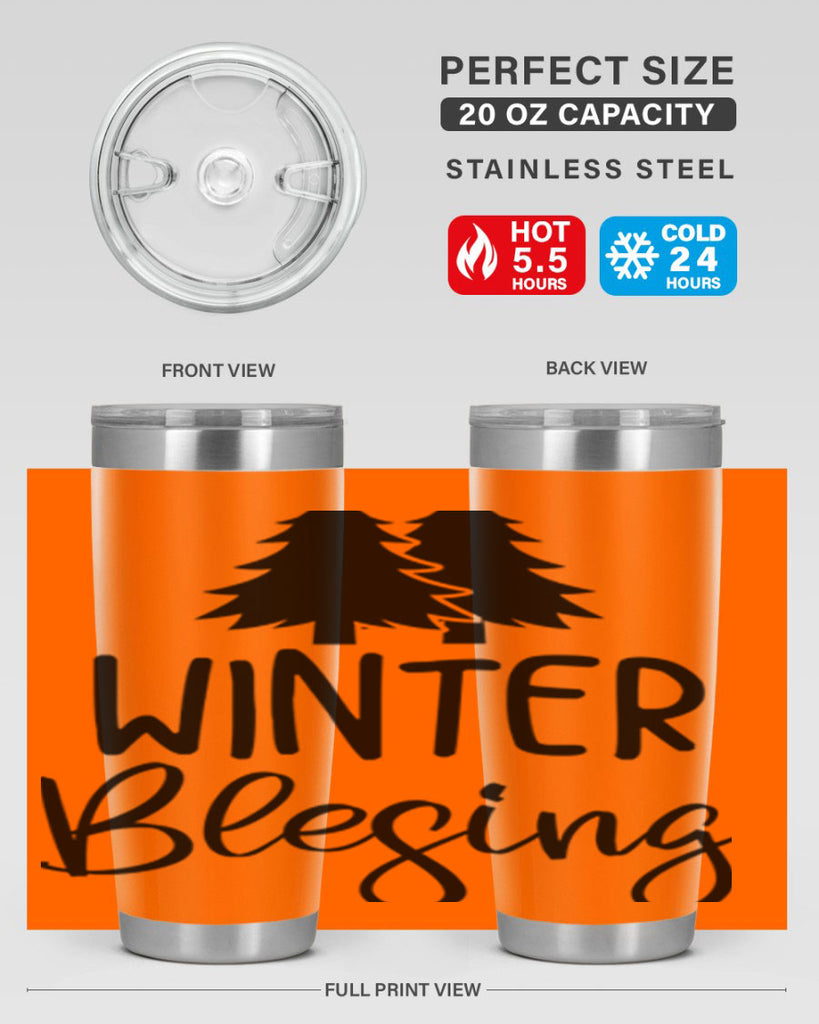 Winter Blesing483#- winter- Tumbler