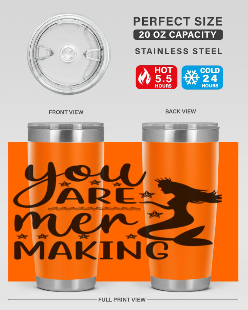 You are mer making 684#- mermaid- Tumbler