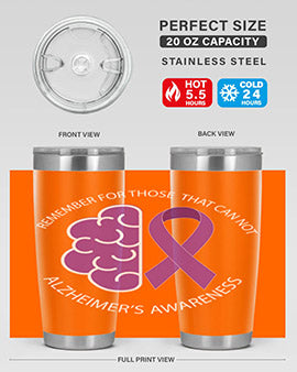 alzheimers awareness style 40#- alzheimers- Tumbler