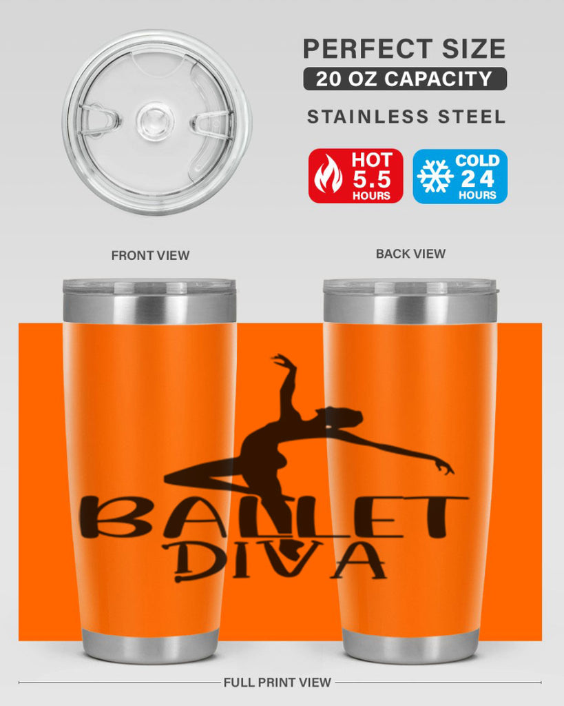 ballet diva6#- ballet- Tumbler